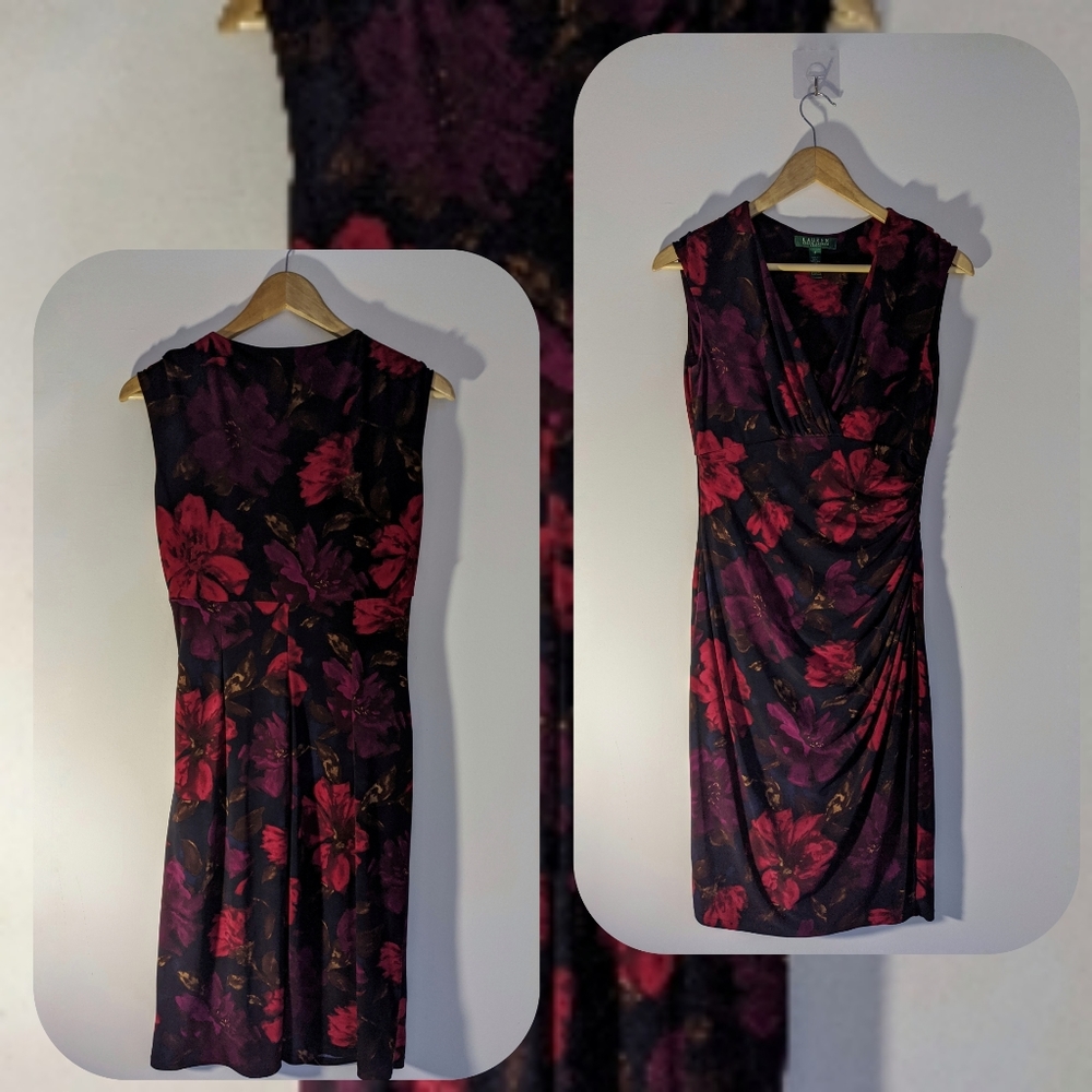 Sleeveless Floral Ralph Lauren Dress